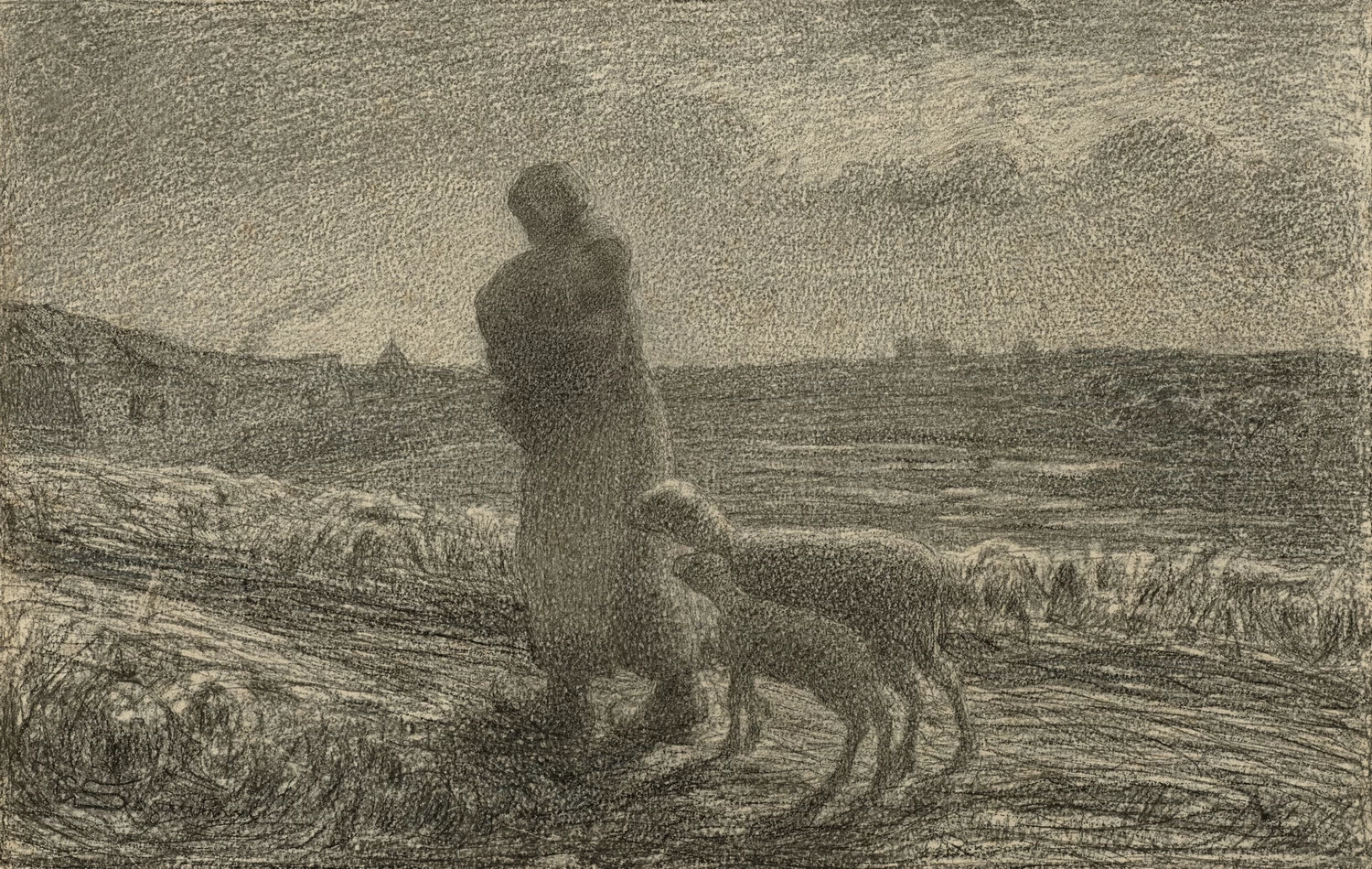 Le due madri, 1893 - Staatliche Kunstsammlungen, Kupferstich, Kabinett, Dresden